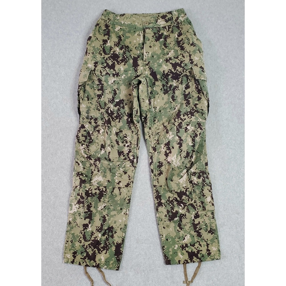 Military Pants Mens 30X30 NWU Type III Navy Seals Camo Cargo Working Uniform